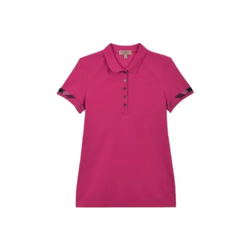 Burberry Polo Shirts Women's Pink