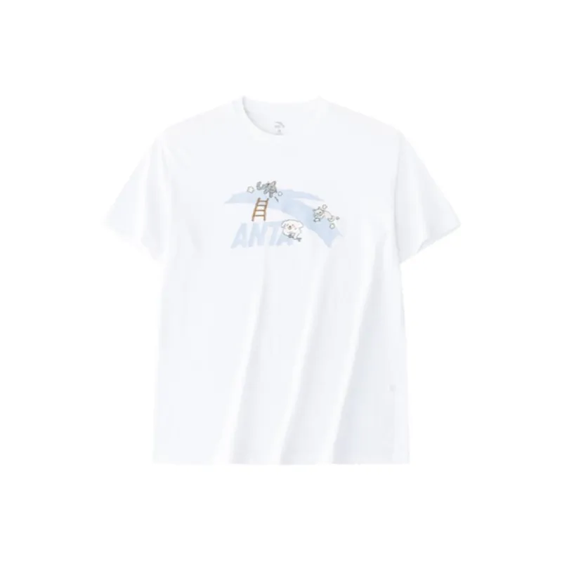 Anta T Shirt Women's Jade Blue White-0