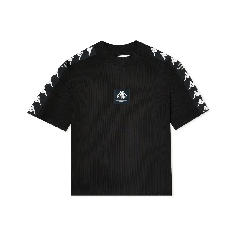 Kappa Summer Regular T Shirt Women's Black-0