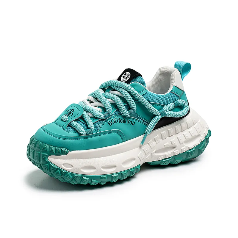 Yi Jiabao Anti Slip Wear Resistant Low Top Chunky Sneakers Men's-7