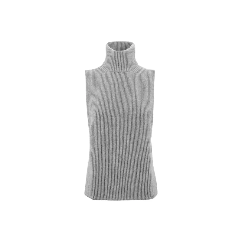 MaxMara Studio High Neck Sleeveless Vest-0