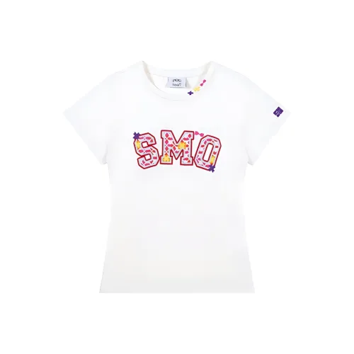 SMORODINA Set in Sleeve T Shirt Women's White