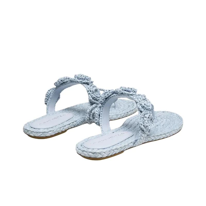 Stuart Weitzman/SW Flip Flops Women's Blue-3