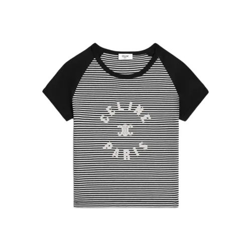 CELINE Triomphe T shirt In Cotton Jersey