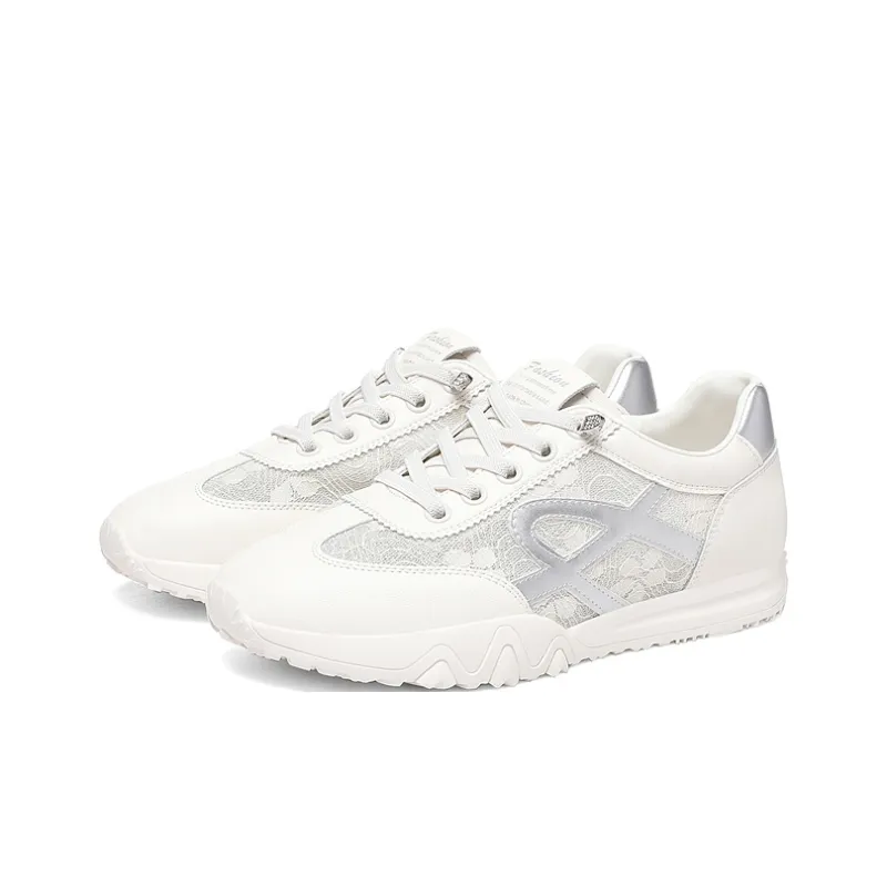 Golden Silk Rabbit Low Top Casual Shoes Women's-8