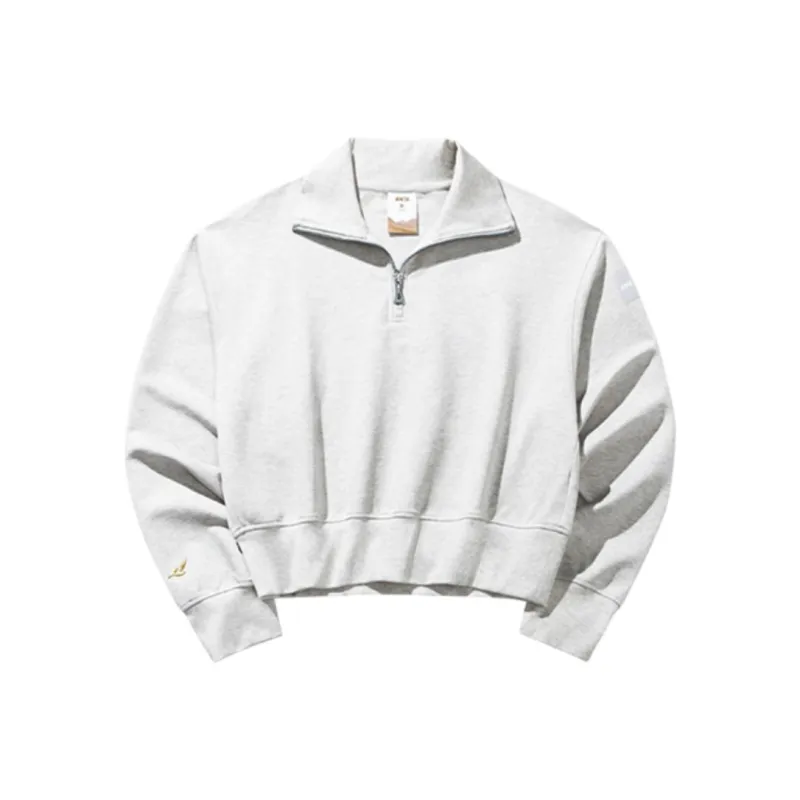Anta Life Collection Sweatshirt Women's IC2013F Gray Heather Gray-0