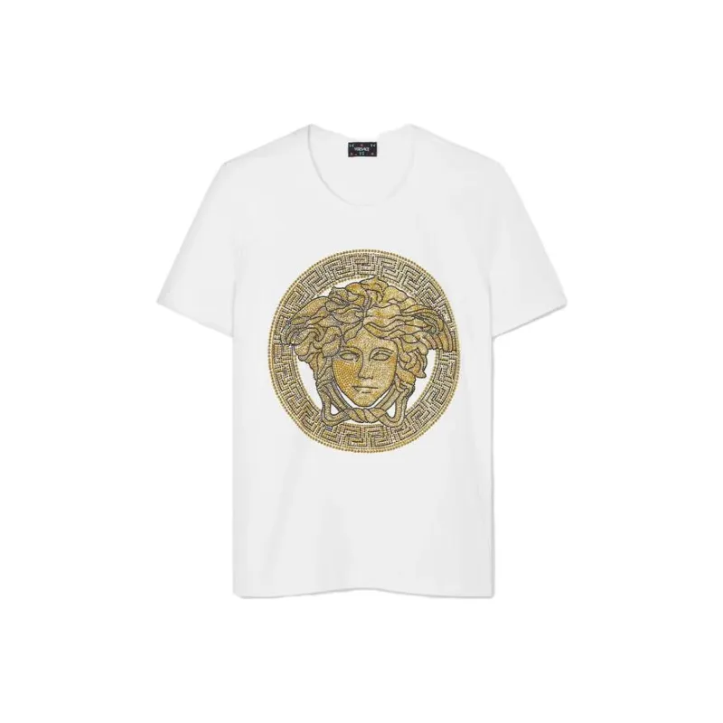 VERSACE Boke Flower Series T-Shirt Women's White-0