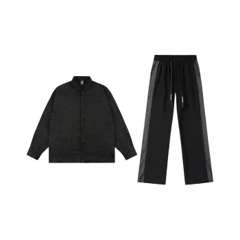XINYINSU 24FW Casual Sportswear Unisex Black