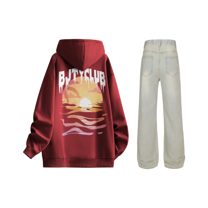 BJTY Sweatshirt Sets Unisex-28