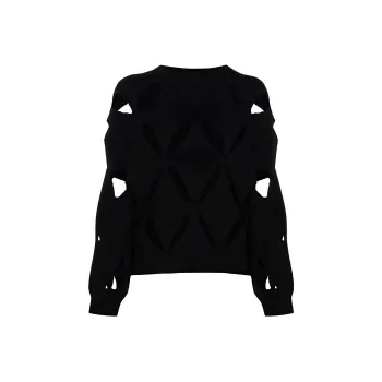 Valentino Cashmere Sweaters Women's Black