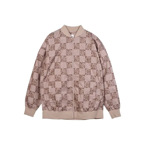 Vans OFF THE WALLCheck SKATE BOM Jacket Women's Khaki Brown