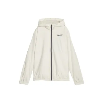 PUMA FIRST MILE Co branded Series Essentials Solid Windbreaker Jacket Women's Jacket Women's White
