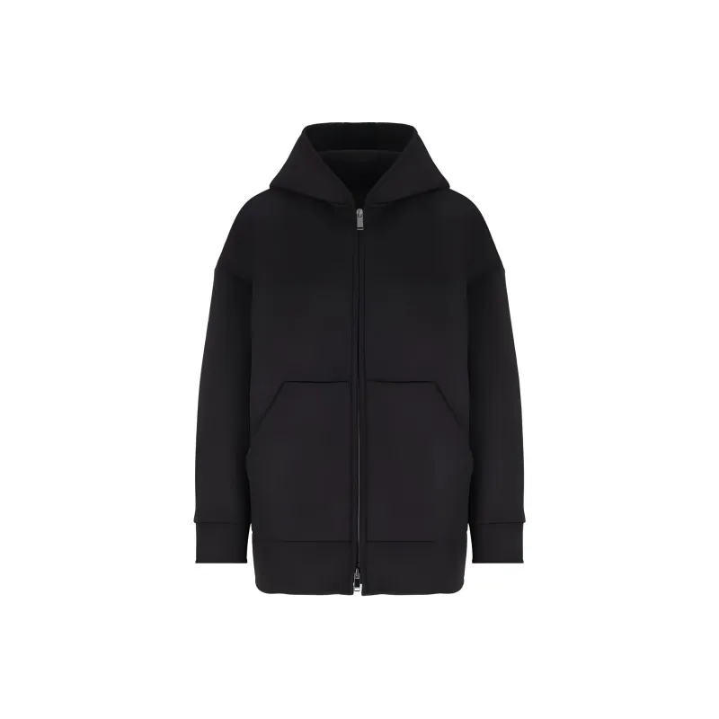 Valentino Zip-Up Drop Shoulder Hoodie-0