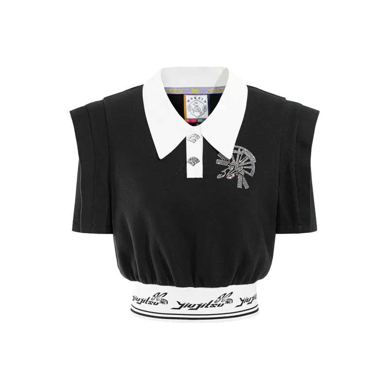 MUKZIN New Wudan Series Polo Shirts Women's Black-0