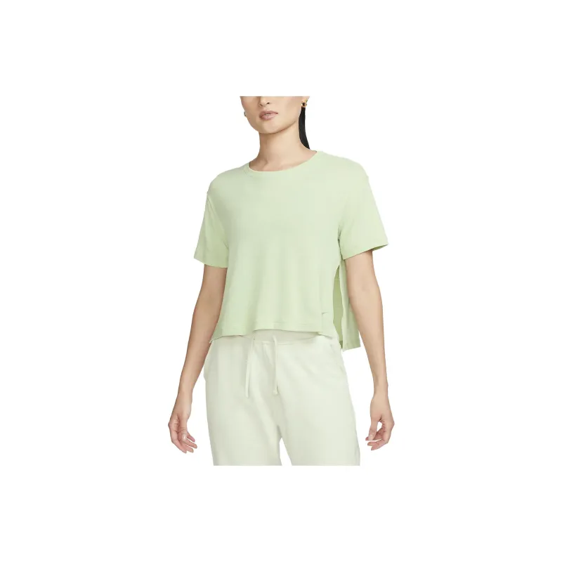 Nike T Shirts Women's Green-0