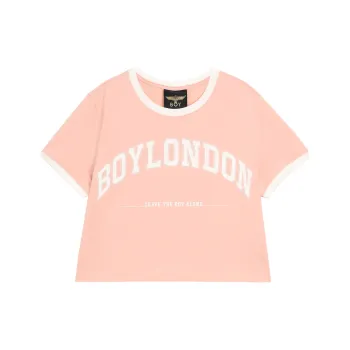 Boy London T Shirt Women's Pink