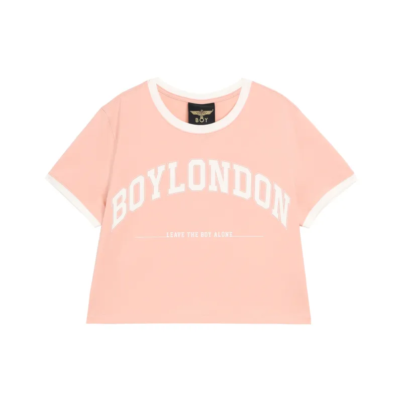 Boy London T Shirt Women's Pink-0