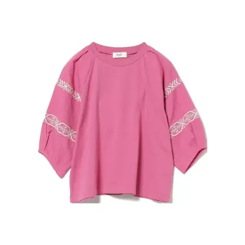 Beams T Shirts Women's Purple
