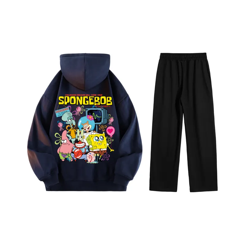 SPONGEBOB SQUAREPANTS Sweatshirt Set Unisex-8