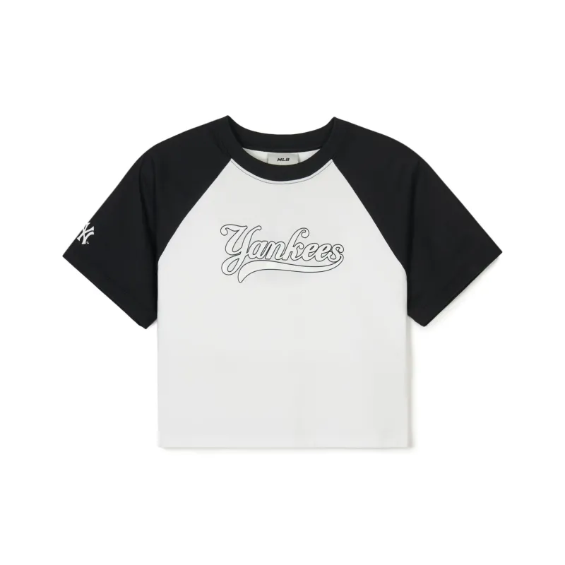 MLB Raglan Sleeve T Shirt Women's Ivory-0
