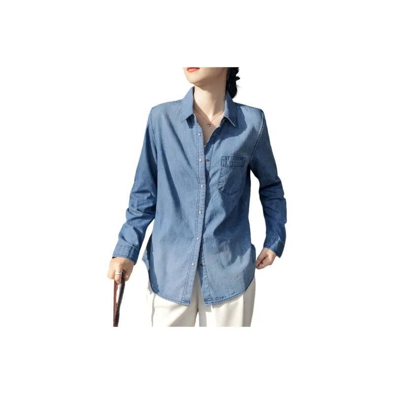 MADALLO Shirts Women's Blue-0