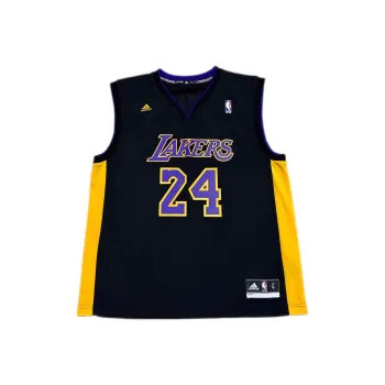 Adidas x NBA Los Angeles Lakers Basketball Jerseys Unisex Black Gold