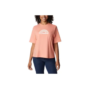 Columbia T-Shirts Women's Coral Pink