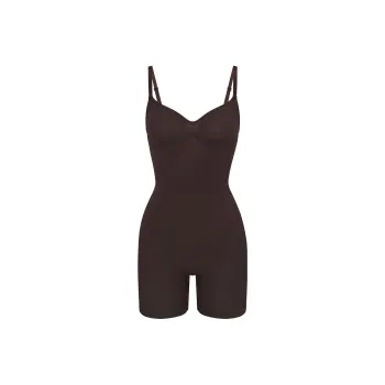 SKIMS SEAMLESS SCULPT MID THIGH BODYSUIT Bodysuits Women's Coffee/ESPRESSO