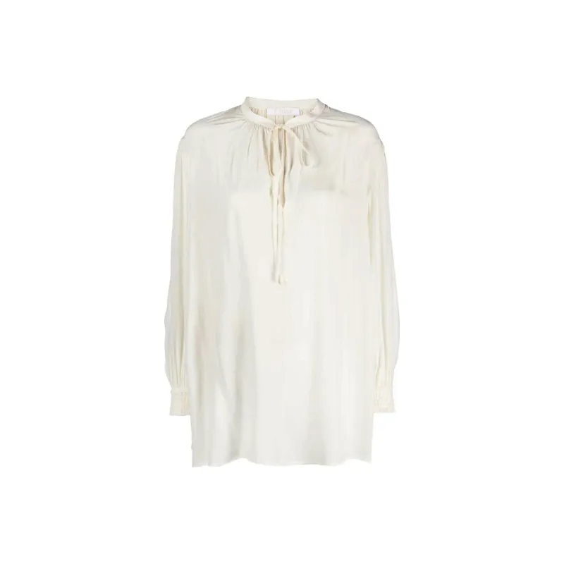 Chloé Flowy Long-Sleeved Blouse-0