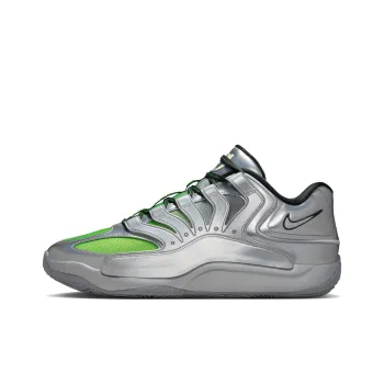 Nike KD 18 Anti Slip Wear Resistant Low Top Basketball Shoes Men's Silver Gray