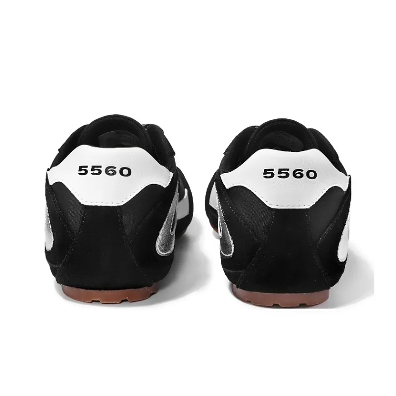 URBANHOOD 5560 Series Ballet German Army Trainers Cushioning Abrasion Resistant Breathable Low Top Casual Shoes Women's-8