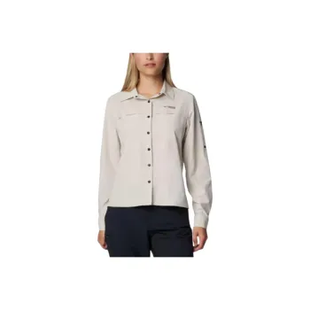Columbia Summit Valley™ Woven Long Sleeve Shirt Shirt Women's Beige Gray