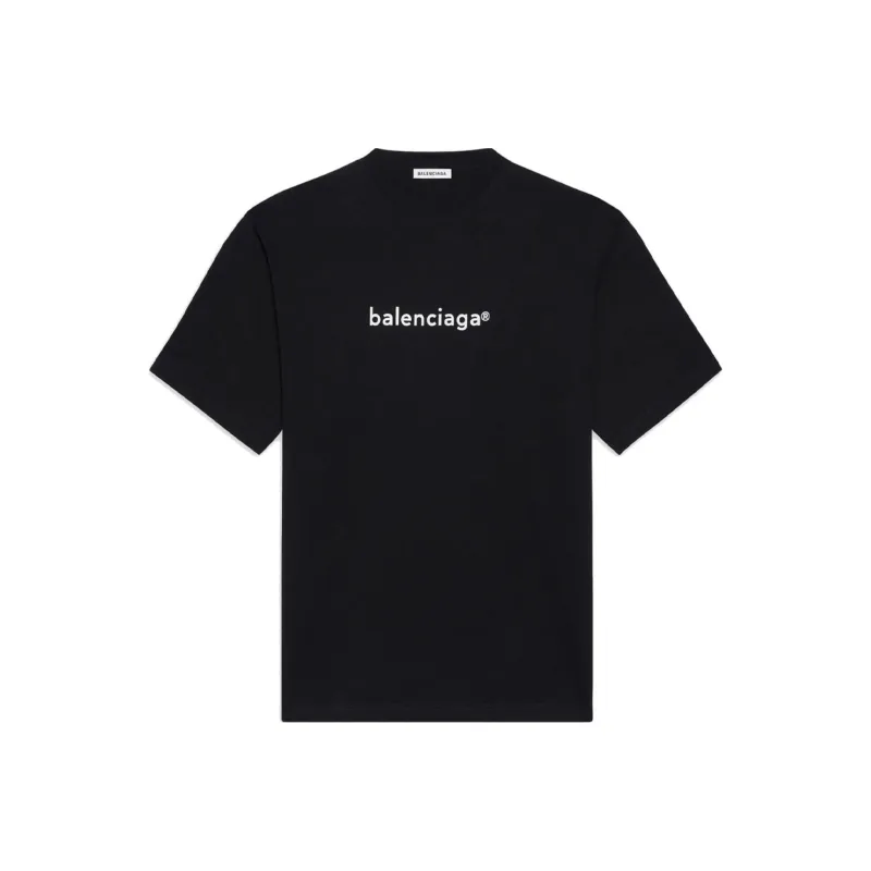 Balenciaga Copyright Large Fit T Shirt 'Black'-0