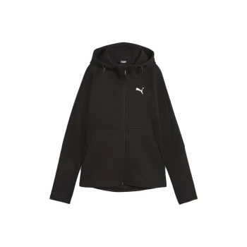 PUMA Veste Zippée À Capuche EVOSTRIPE Femme Jacket Women's Black