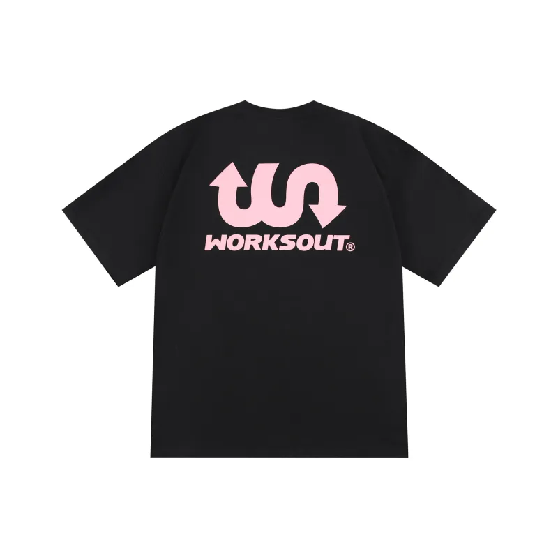 WORKSOUT Drop Shoulder Sleeve T Shirt Unisex-13