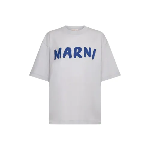 MARNI Logo Jersey T Shirt 'Sodium'