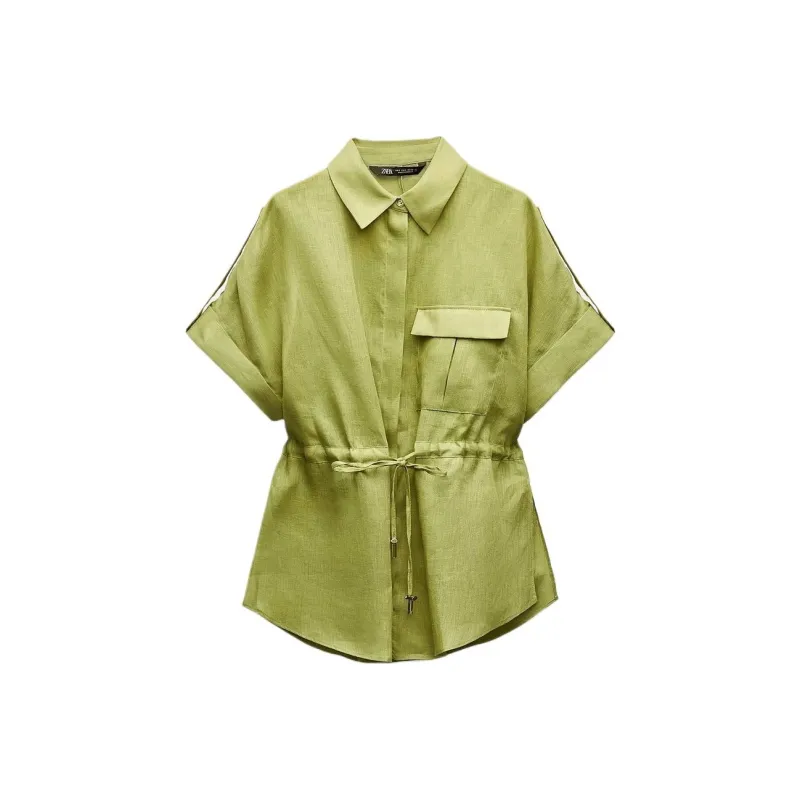 ZARA Shirts Women's Green-0