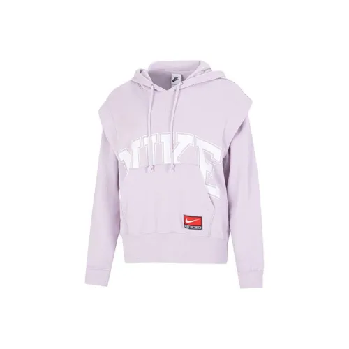 Nike Women'ss Letter Print Casual latest Sweatshirt Purple