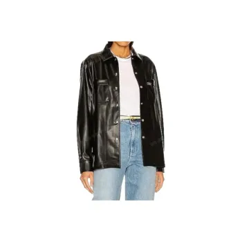 Rta Barry Faux leather Shirt