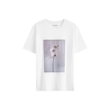 CALVIN KLEIN T Shirt Women's Moon White