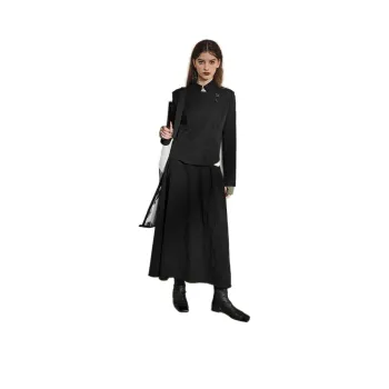 Rizhuo Jackets Coats Women's Serene Shadow Black
