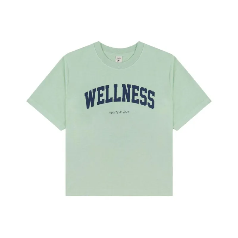 SPORTY & RICH Wellness Ivy Cotton T shirt-0