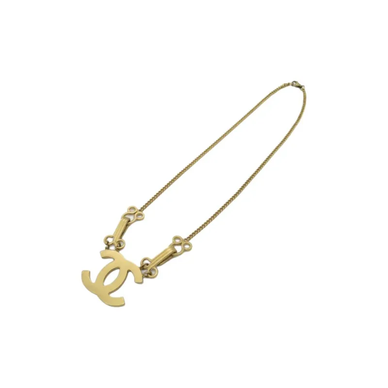 CHANEL 1986 1988 Coco Mark Necklace-1