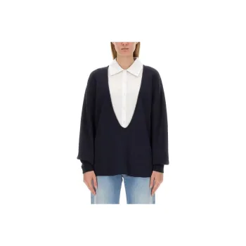 Staud Coast Panelled Relaxed Fit Jumper
