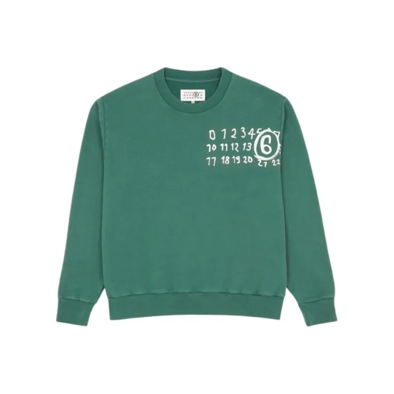 MM6 Maison Margiela FW24 Sweatshirt Women's Green-0