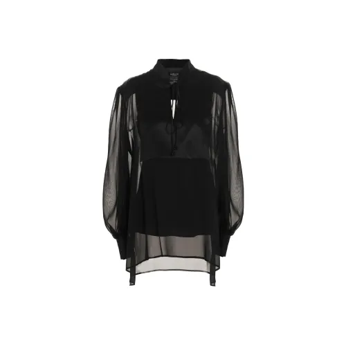 MaxMara Cut-Out Long-Sleeved Blouse