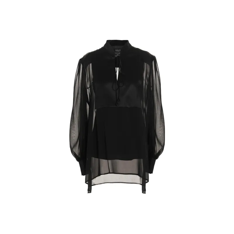 MaxMara Cut Out Long Sleeved Blouse-0