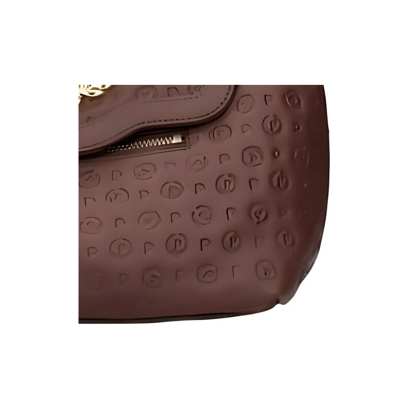 Pollini Leather Backpack Regular Women's Brown-3