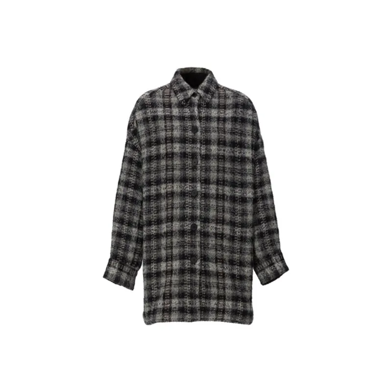IRO NIGHT Shirt Women's Gray Black-0