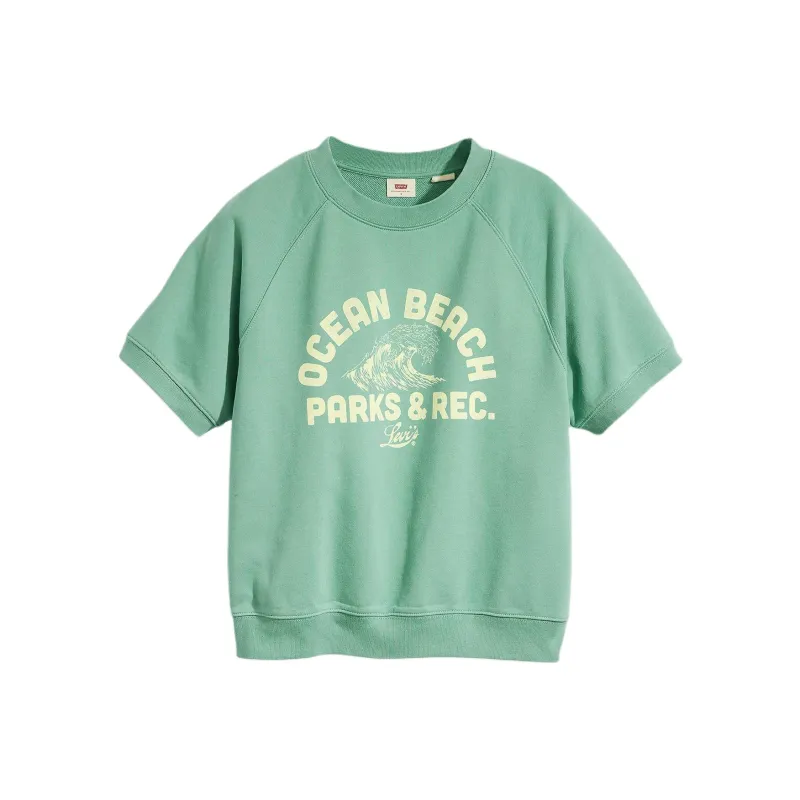 Levis T-Shirts Women's Green-0